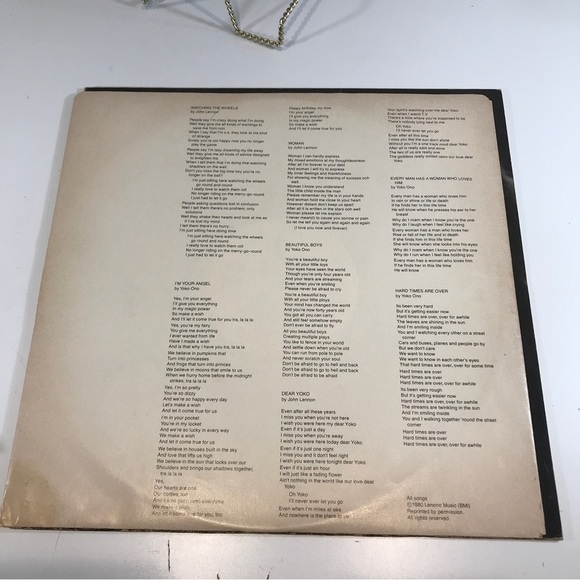 DOUBLE Fantasy John Lennon & Yoko Ono Mint Condition Record LP - Picture 10 of 10